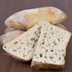 BON CHEF Green Olives Ciabatta Bread 2pcs 280g