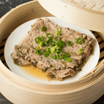 Chinese Steamed Minced Pork Patty with Preserved Vegetables ~300g
