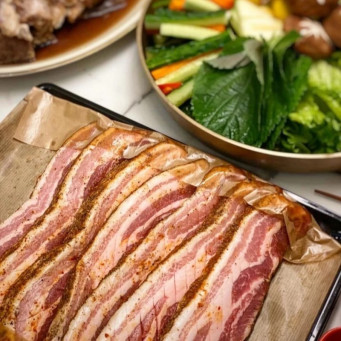 Korea Seoul Recipe Pork Belly with Homemade Seasoning (3pcs) 500g