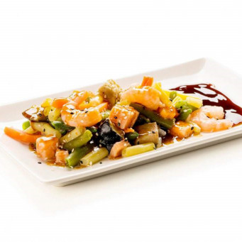 Spanish Frozen Seafood Salad (Shrimp, Salmon) 350g