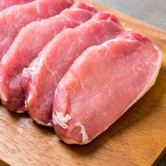 Polish YANO Frozen Pork Loin Sliced Boneless All Natural ~500g